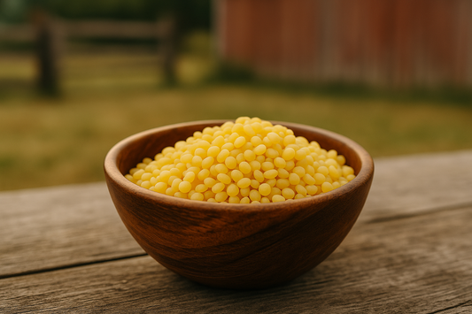 Organic Yellow Beeswax Pellets