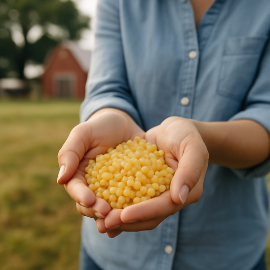 Organic Yellow Beeswax Pellets